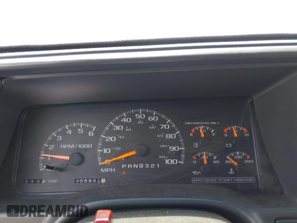 1995 Chevrolet Tahoe with VIN 1GNEC13K9SJ414611, listed as a IAAI auction lot 42798752 with 205,988 mi miles and . Bid and sale history available at DreamBid. Image 7.
