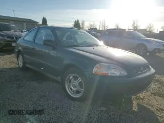 1998 Honda Civic DX with VIN 1HGEJ6221WL116188, listed as a Copart auction lot 47105105 with 50,017 mi miles and Salvage Title. Bid and sale history available at DreamBid. Image 11.