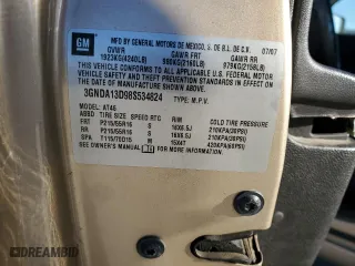 2008 Chevrolet HHR LS with VIN 3GNDA13D98S534824, listed as a Copart auction lot 41782005 with 121,708 mi miles and Salvage Title. Bid and sale history available at carsss.com. Image 12.