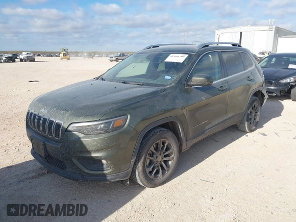 2021 Jeep Cherokee Latitude Lux with VIN 1C4PJLMX1MD221030, listed as a IAAI auction lot 41160799 with 121,011 mi miles. Bid and sale history available at carsss.com. Image 18.