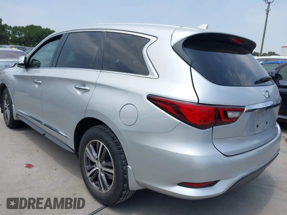 2019 Infiniti QX60 Pure with VIN 5N1DL0MN8KC548730, listed as a IAAI auction lot 42312037 with 53,163 mi miles and . Bid and sale history available at DreamBid. Image 3.