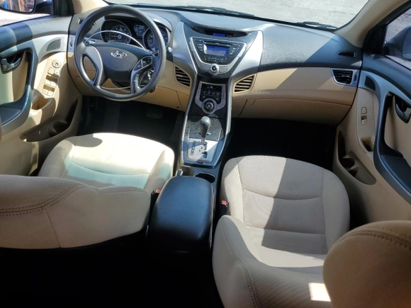 2013 Hyundai Elantra Limited PZEV with VIN 5NPDH4AE1DH186412, listed as a Copart auction lot 53165965 with 156,004 mi miles and Salvage Title. Bid and sale history available at carsss.com. Image 8.