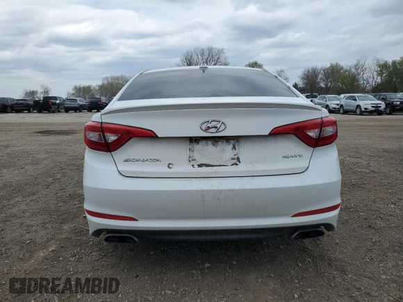 2015 Hyundai Sonata 2.4L Sport with VIN 5NPE34AFXFH058703, listed as a Copart auction lot 53576475 with 142,155 mi miles and Clean Title. Bid and sale history available at carsss.com. Image 6.