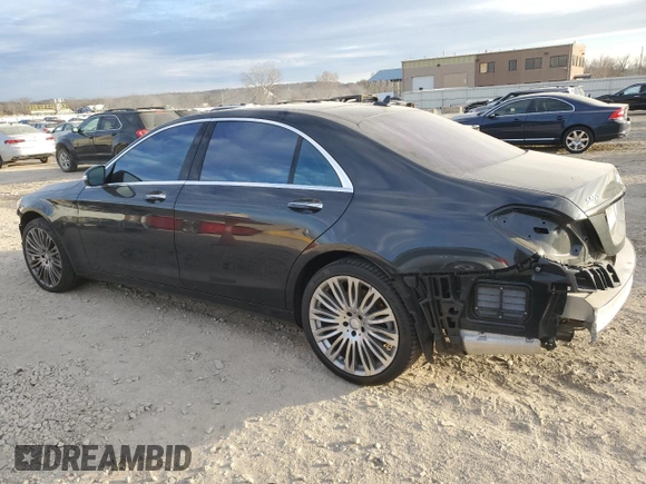 2015 Mercedes-Benz S-Class S 550 with VIN WDDUG8FB8FA085909, listed as a Copart auction lot 80838394 with 62,601 mi miles and Salvage Title. Bid and sale history available at carsss.com. Image 2.