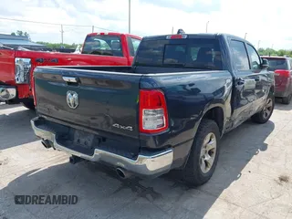 2019 Ram 1500 Big Horn with VIN 1C6SRFFT7KN720010, listed as a IAAI auction lot 42276072 with 191,595 mi miles and . Bid and sale history available at DreamBid. Image 4.