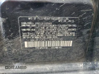 2014 Subaru Crosstrek Premium with VIN JF2GPACC2E9203210, listed as a Copart auction lot 61435825 with 228,500 mi miles and Salvage title. Bid and sale history available at DreamBid. Image 13.