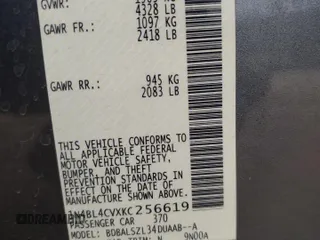 2019 Nissan Altima SR with VIN 1N4BL4CVXKC256619, listed as a Copart auction lot 46803955 with 121,557 mi miles and Non Repairable. Bid and sale history available at DreamBid. Image 12.