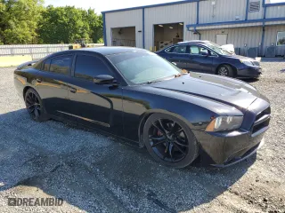 2014 Dodge Charger Police with VIN 2C3CDXAT2EH186067, listed as a Copart auction lot 52431375 with 102,157 mi miles and Salvage Title. Bid and sale history available at carsss.com. Image 4.
