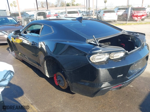 2019 Chevrolet Camaro 1SS with VIN 1G1FE1R73K0144199, listed as a IAAI auction lot 41428221 with 1 mi miles. Bid and sale history available at carsss.com. Image 3.
