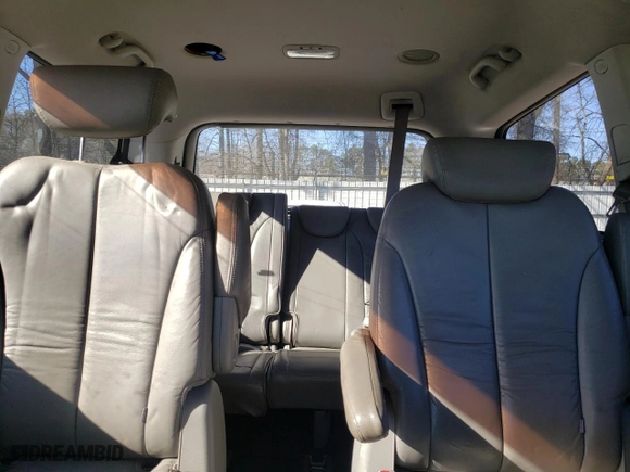2008 Kia Sedona LX with VIN KNDMB233886238085, listed as a Copart auction lot 46948235 with NaN miles and Salvage Title. Bid and sale history available at carsss.com. Image 10.