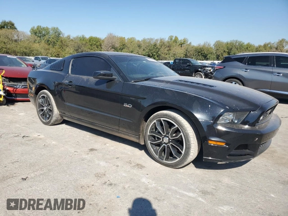 2013 Ford Mustang GT with VIN 1ZVBP8CF7D5238307, listed as a Copart auction lot 73871604 with 133,479 mi miles and Clean Title. Bid and sale history available at carsss.com. Image 4.
