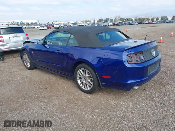 2013 Ford Mustang V6 with VIN 1ZVBP8EM2D5249971, listed as a IAAI auction lot 41501581 with 80,148 mi miles and . Bid and sale history available at DreamBid. Image 3.