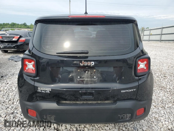 2018 Jeep Renegade Sport с VIN ZACCJBAH7JPH40618, выставлен на аукционе Copart как лот 55832695 с пробегом 34 869 миль миль и Списание • Salvage title. История ставок и продаж доступна на DreamBid. Изображение 6.