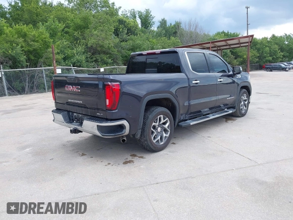 2024 GMC Sierra 1500 SLT with VIN 3GTPHDED1RG176672, listed as a IAAI auction lot 42445192 with 51,689 mi miles and . Bid and sale history available at DreamBid. Image 4.