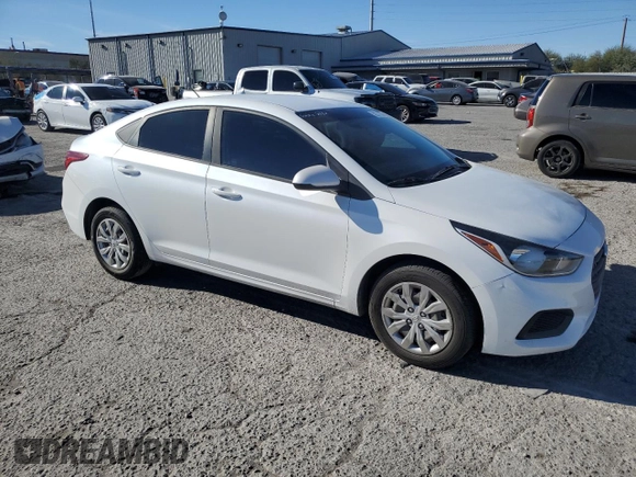 2018 Hyundai Accent SEL with VIN 3KPC24A30JE032852, listed as a Copart auction lot 82771884 with 65,748 mi miles and Salvage Title. Bid and sale history available at carsss.com. Image 4.