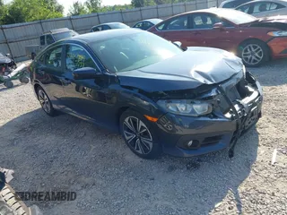 2016 Honda Civic EX-L with VIN 19XFC1F72GE023244, listed as a IAAI auction lot 42647737 with 99,483 mi miles and . Bid and sale history available at DreamBid. Image 1.