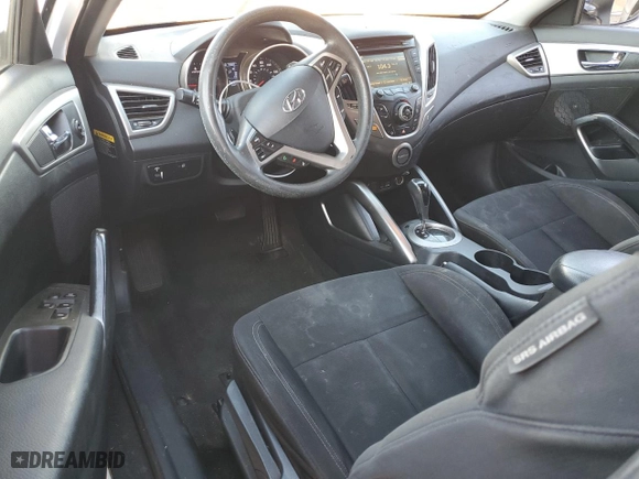 2013 Hyundai Veloster w/Gray Int with VIN KMHTC6AD4DU129880, listed as a Copart auction lot 80855424 with 167,888 mi miles and Salvage Title. Bid and sale history available at carsss.com. Image 8.