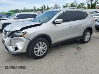 2016 Nissan Rogue S z VIN JN8AT2MV6GW140028, wystawiony jako Copart lot #54935565 z przebiegiem 79 273 mil mil oraz Szkoda całkowita • Salvage title. Historia ofert i sprzedaży dostępna na DreamBid. Obrazek 1.