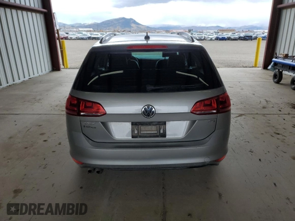 2015 Volkswagen Golf SportWagen TDI SE with VIN 3VWCA7AUXFM504448, listed as a Copart auction lot 53717605 with 155,761 mi miles and Clean Title. Bid and sale history available at carsss.com. Image 6.
