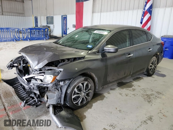 2019 Nissan Sentra SV with VIN 3N1AB7AP8KY363404, listed as a Copart auction lot 53468355 with 75,799 mi miles and Salvage Title. Bid and sale history available at DreamBid. Image 1.