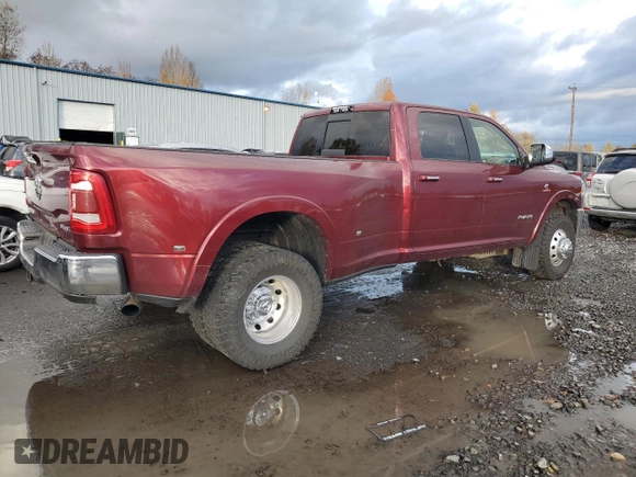 2019 Ram 3500 Laramie with VIN 3C63RRJLXKG533124, listed as a Copart auction lot 45530145 with 145,919 mi miles and Salvage Title. Bid and sale history available at carsss.com. Image 3.