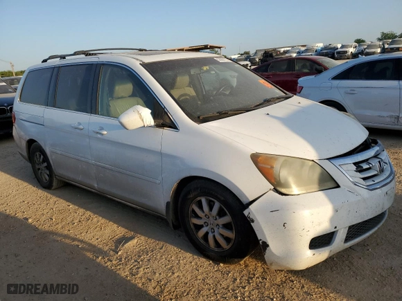 2008 Honda Odyssey EX-L with VIN 5FNRL38758B012644, listed as a Copart auction lot 52950175 with 194,058 mi miles and Clean Title. Bid and sale history available at carsss.com. Image 4.
