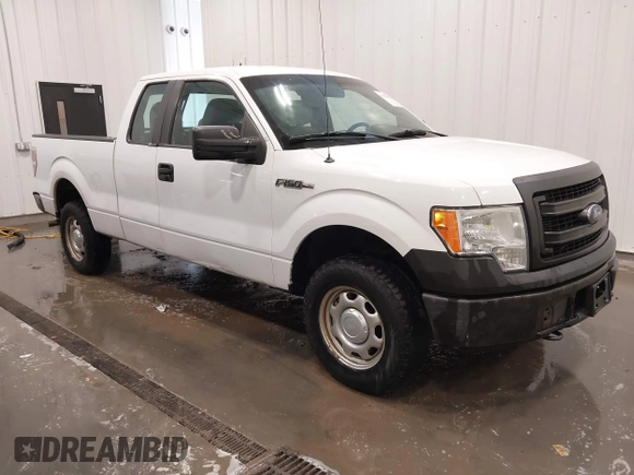 2014 Ford F-150 XL with VIN 1FTEX1EM9EKG35815, listed as a IAAI auction lot 42193682 with 267,087 mi miles and . Bid and sale history available at DreamBid. Image 1.