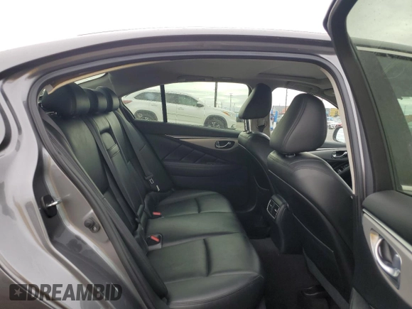 2021 Infiniti Q50 3.0t LUXE with VIN JN1EV7BP1MM702985, listed as a Copart auction lot 47668935 with 0 mi miles and Salvage Title. Bid and sale history available at carsss.com. Image 10.