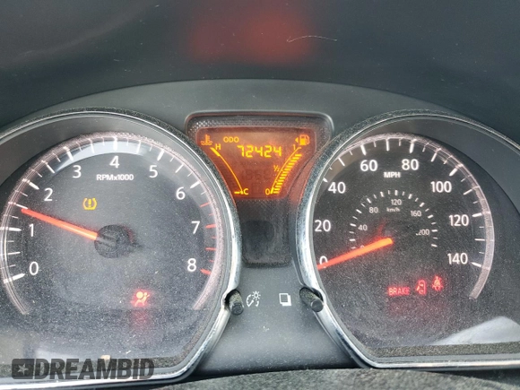 2014 Nissan Note S with VIN 3N1CE2CP5EL383305, listed as a Copart auction lot 50402565 with 72,424 mi miles and Salvage Title. Bid and sale history available at DreamBid. Image 9.