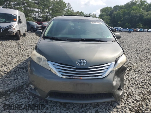 2011 Toyota Sienna XLE AAS with VIN 5TDYK3DC5BS094699, listed as a Copart auction lot 61583905 with 245,035 mi miles and Salvage title. Bid and sale history available at DreamBid. Image 5.
