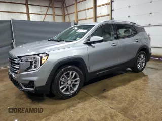 2024 GMC Terrain SLT with VIN 3GKALVEG2RL390280, listed as a Copart auction lot 62545625 with 16,847 mi miles and Salvage title. Bid and sale history available at DreamBid. Image 1.