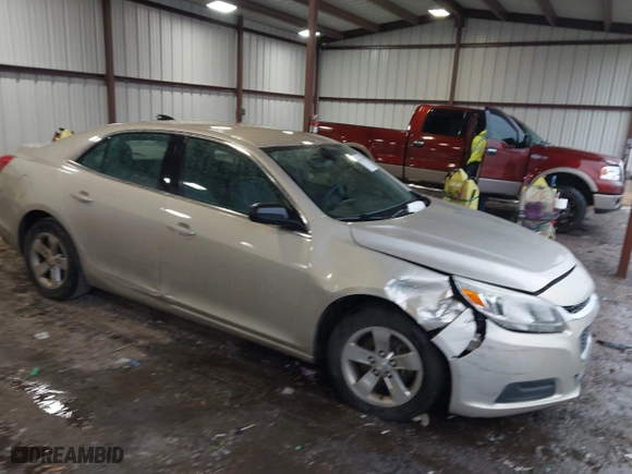2015 Chevrolet Malibu LS with VIN 1G11B5SL2FF234349, listed as a IAAI auction lot 41623639 with 181,940 mi miles. Bid and sale history available at carsss.com. Image 1.