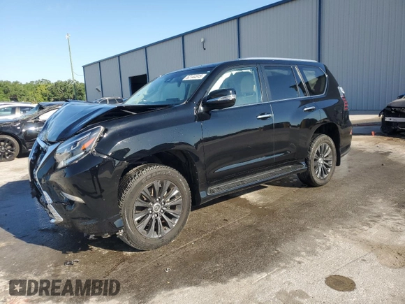 2023 Lexus GX 460 Luxury with VIN JTJGM7BX0P5341351, listed as a Copart auction lot 52144515 with 15,150 mi miles and Salvage title. Bid and sale history available at DreamBid. Image 1.