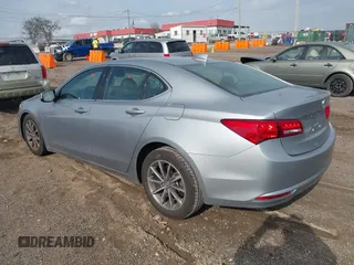 2019 Acura TLX with VIN 19UUB1F38KA010003, listed as a IAAI auction lot 41905610 with 28,644 mi miles. Bid and sale history available at carsss.com. Image 3.
