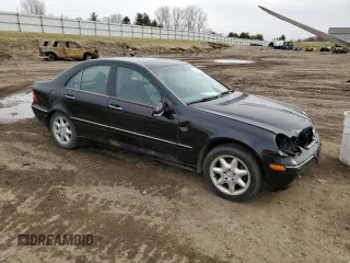 2004 Mercedes-Benz C 240 with VIN WDBRF81J54F458372, listed as a Copart auction lot 49205505 with 200,240 mi miles and Non repairable. Bid and sale history available at DreamBid. Image 4.