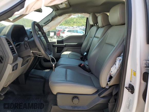 2021 Ford F-250 XL with VIN 1FT7W2B60MEC25893, listed as a Copart auction lot 53987315 with 55,235 mi miles and Salvage title. Bid and sale history available at DreamBid. Image 7.