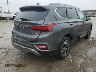 2020 Hyundai Santa Fe Limited with VIN 5NMS5CAA9LH217487, listed as a Copart auction lot 43369255 with 52,798 mi miles and Salvage Title. Bid and sale history available at carsss.com. Image 3.