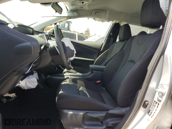 2021 Toyota Prius L Eco with VIN JTDKAMFUXM3130587, listed as a Copart auction lot 53167245 with 11,560 mi miles and Salvage title. Bid and sale history available at DreamBid. Image 7.