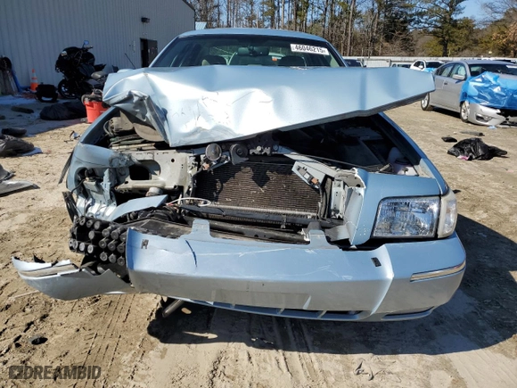 2008 Mercury Grand Marquis LS with VIN 2MEHM75V68X621968, listed as a Copart auction lot 46046215 with 139,176 mi miles and Salvage Title. Bid and sale history available at carsss.com. Image 5.