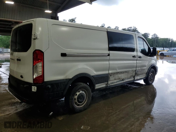2020 Ford Transit Cargo with VIN 1FTBR1Y8XLKB58322, listed as a Copart auction lot 53746245 with 292,325 mi miles and Salvage Title. Bid and sale history available at DreamBid. Image 3.