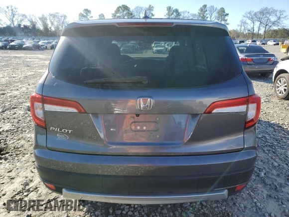 2021 Honda Pilot EX-L with VIN 5FNYF5H57MB027475, listed as a Copart auction lot 42239455 with 66,713 mi miles and Salvage Title. Bid and sale history available at carsss.com. Image 6.