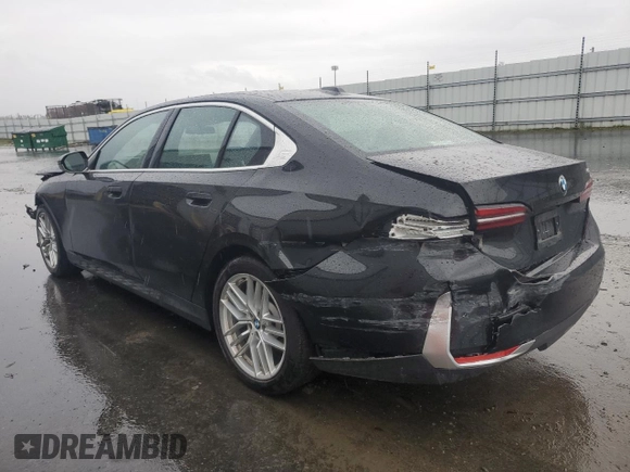 2024 BMW 5 Series 530i with VIN WBA43FJ06RCR67554, listed as a Copart auction lot 44184035 with 25,116 mi miles and Salvage Title. Bid and sale history available at carsss.com. Image 2.