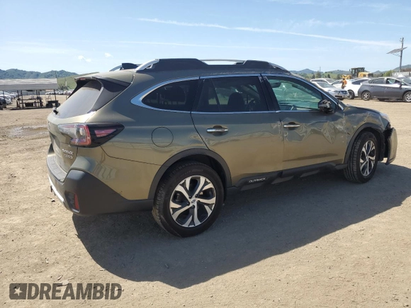 2021 Subaru Outback Touring with VIN 4S4BTAPC0M3107779, listed as a Copart auction lot 51864665 with 52,544 mi miles and Salvage title. Bid and sale history available at DreamBid. Image 3.