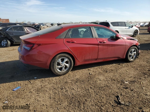 2022 Hyundai Elantra SE with VIN KMHLL4AG3NU325079, listed as a Copart auction lot 48856455 with 68,059 mi miles and Salvage Title. Bid and sale history available at carsss.com. Image 3.