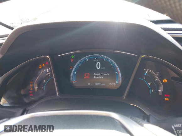 2016 Honda Civic Sedan EX-T with VIN 19XFC1F31GE018484, listed as a IAAI auction lot 41774206 with 132,555 mi miles. Bid and sale history available at carsss.com. Image 7.