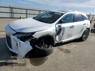 2023 Lexus RX with VIN 2T2BBMCA7PC016805, listed as a Copart auction lot 87899685 with 20,693 mi miles and Salvage Title. Bid and sale history available at carsss.com. Image 1.