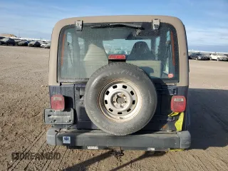 2002 Jeep Wrangler X with VIN 1J4FA39S42P750146, listed as a Copart auction lot 44587995 with 230,334 mi miles and Salvage Title. Bid and sale history available at carsss.com. Image 6.