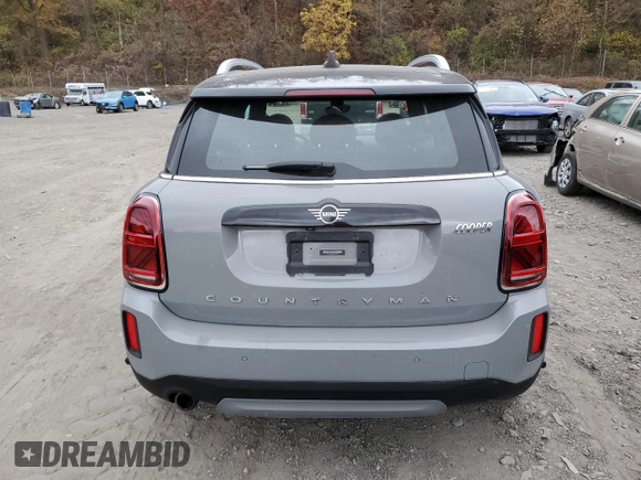 2021 MINI Countryman Oxford Edition with VIN WMZ23BR08M3M79321, listed as a Copart auction lot 78650574 with 49,718 mi miles and Non Repairable. Bid and sale history available at carsss.com. Image 6.