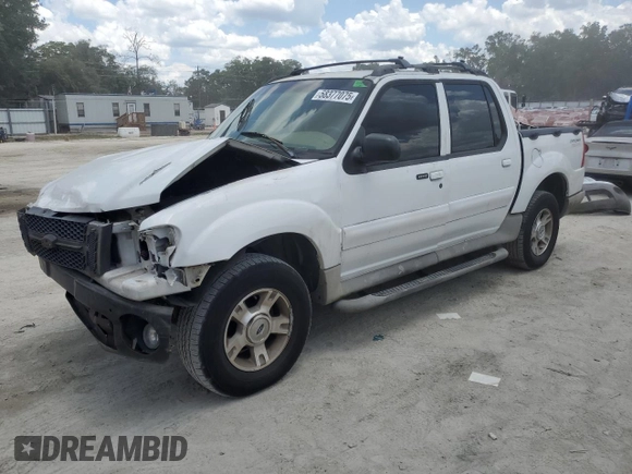 2003 Ford Explorer Sport Trac XLS with VIN 1FMZU67E43UB37127, listed as a Copart auction lot 58377075 with 219,033 mi miles and Salvage title. Bid and sale history available at DreamBid. Image 1.
