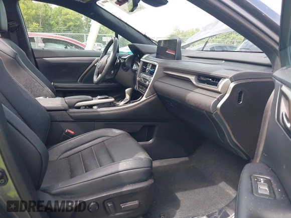 2021 Lexus RX 350 F Sport with VIN 2T2YZMDA4MC299745, listed as a IAAI auction lot 42639586 with 36,643 mi miles and . Bid and sale history available at DreamBid. Image 5.